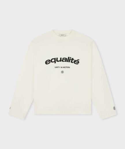 EQUALITÉ CELESTE OVERSIZED LONGSLEEVE TEE OFF-WHITE