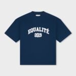 EQUALITÉ COLLECTIVE BOXY TEE NAVY