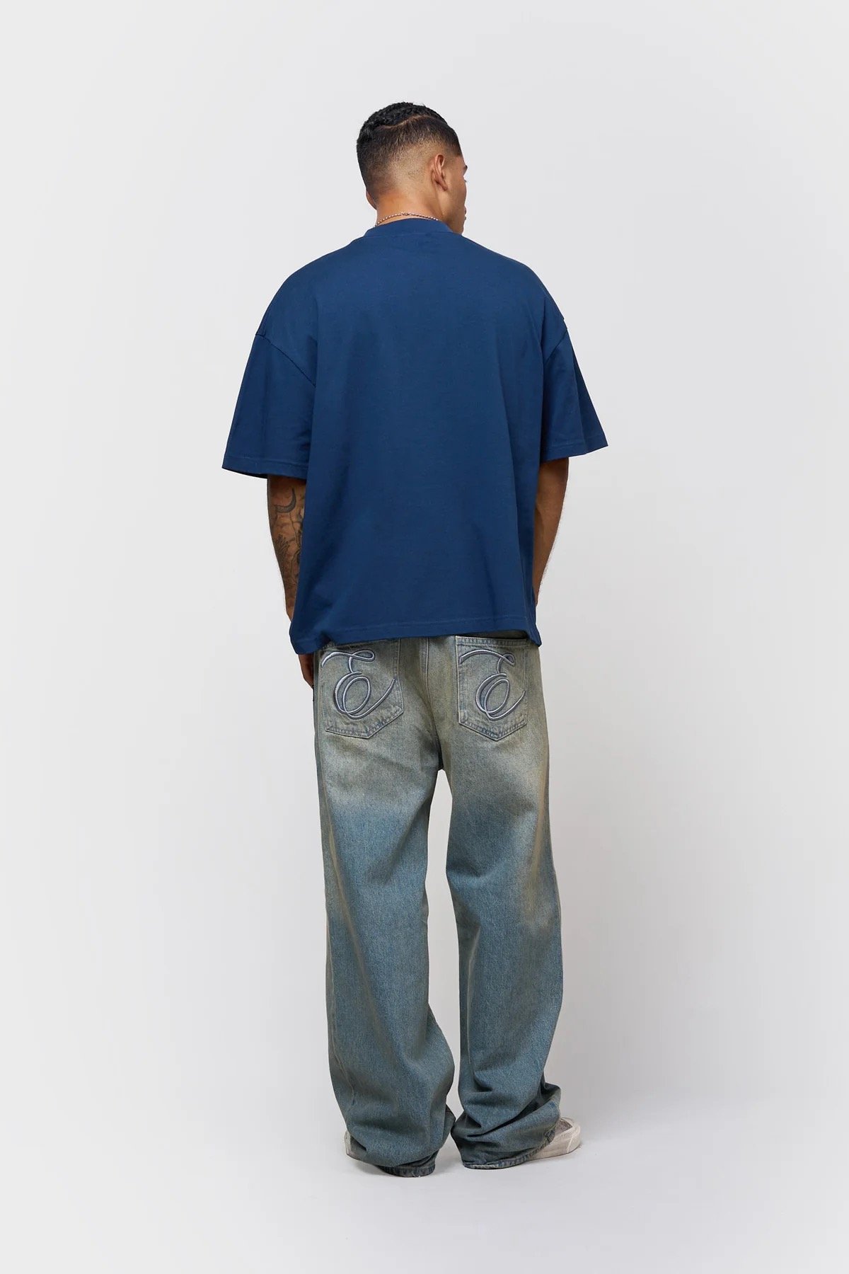 EQUALITÉ COLLECTIVE BOXY TEE NAVY