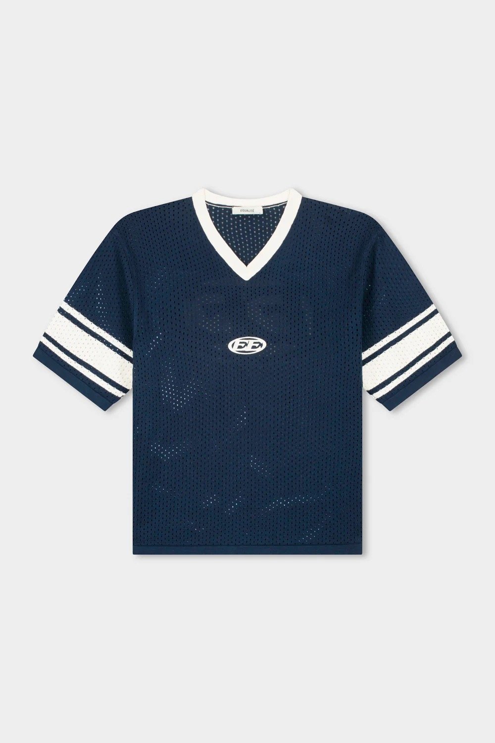 EQUALITÉ CHARLES KNIT JERSEY TEE NAVY