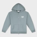 EQUALITÉ: SOCIETE OVERSIZED FULL ZIP HOODIE GREY