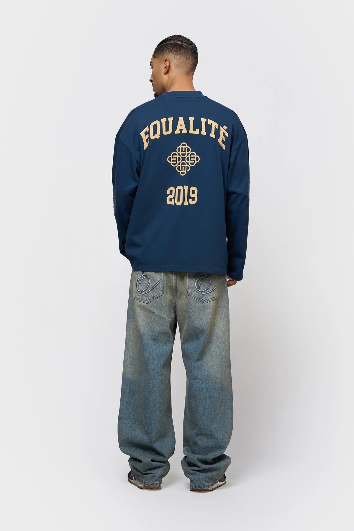 EQUALITÉ JULIAN BAGGY JEANS AZURE BLUE