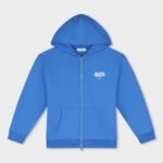 EQUALITÉ: SOCIETE OVERSIZED FULL ZIP HOODIE BLUE