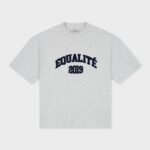 EQUALITÉ COLLECTIVE BOXY TEE MELANGE GREY