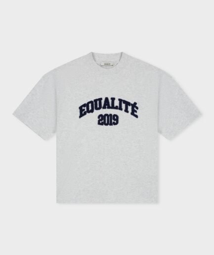 EQUALITÉ COLLECTIVE BOXY TEE MELANGE GREY