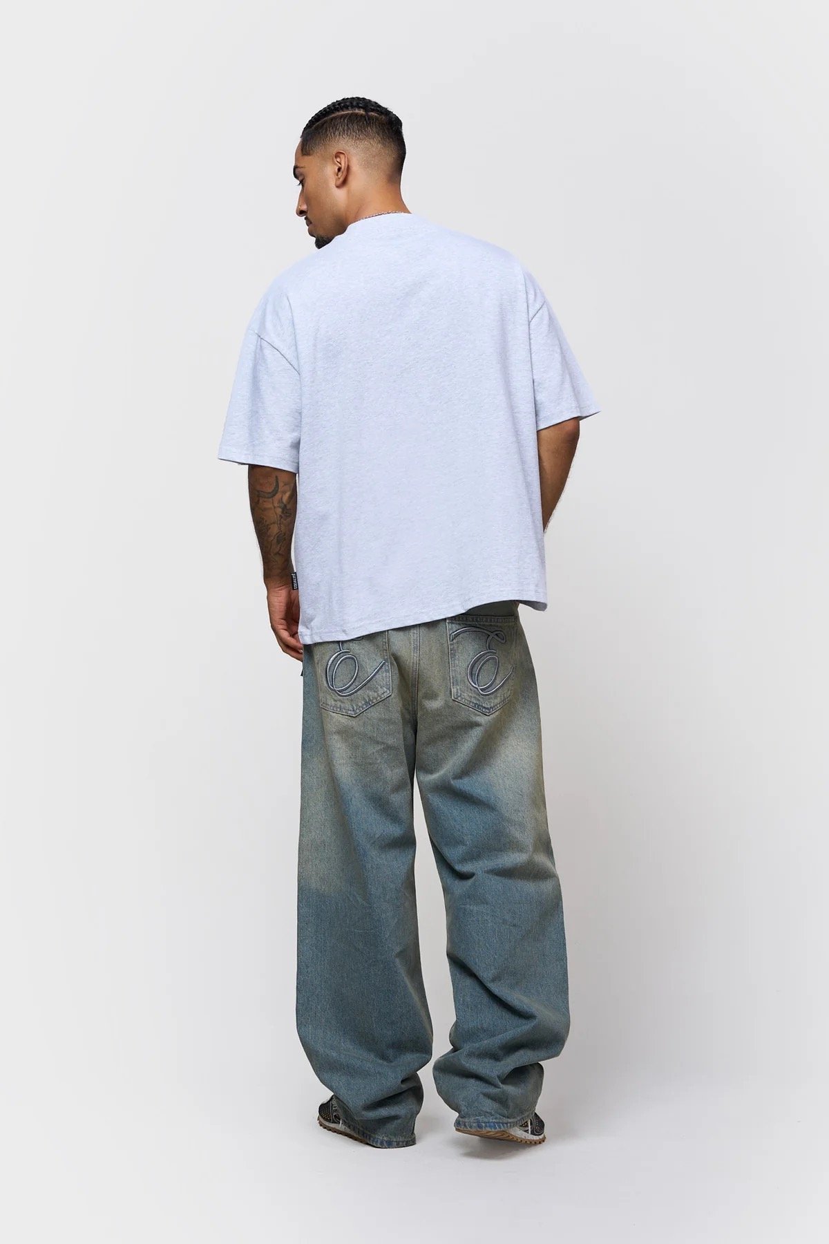 EQUALITÉ COLLECTIVE BOXY TEE MELANGE GREY