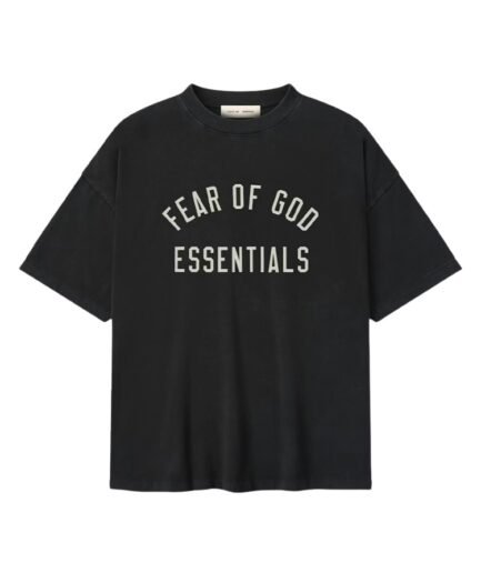 FEAR OF GOD ESSENTIALS 90'S TEE - BLACK