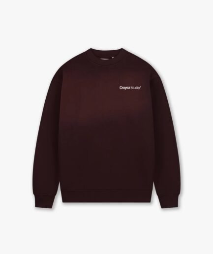 Croyez Studio Faded Sweater | Raisin Red
