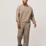 EQUALITÉ: FLUFFY KNIT TRACKSUIT TAUPE