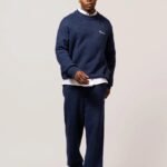 EQUALITÉ: FLUFFY KNIT TRACKSUIT NAVY