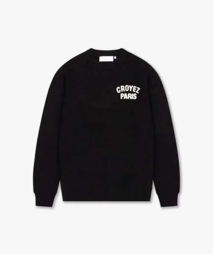 CROYEZ PARIS KNIT SWEATER | BLACK
