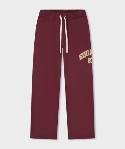 EQUALITÉ COLLECTIVE JOGGER PANTS WASHED BURGUNDY