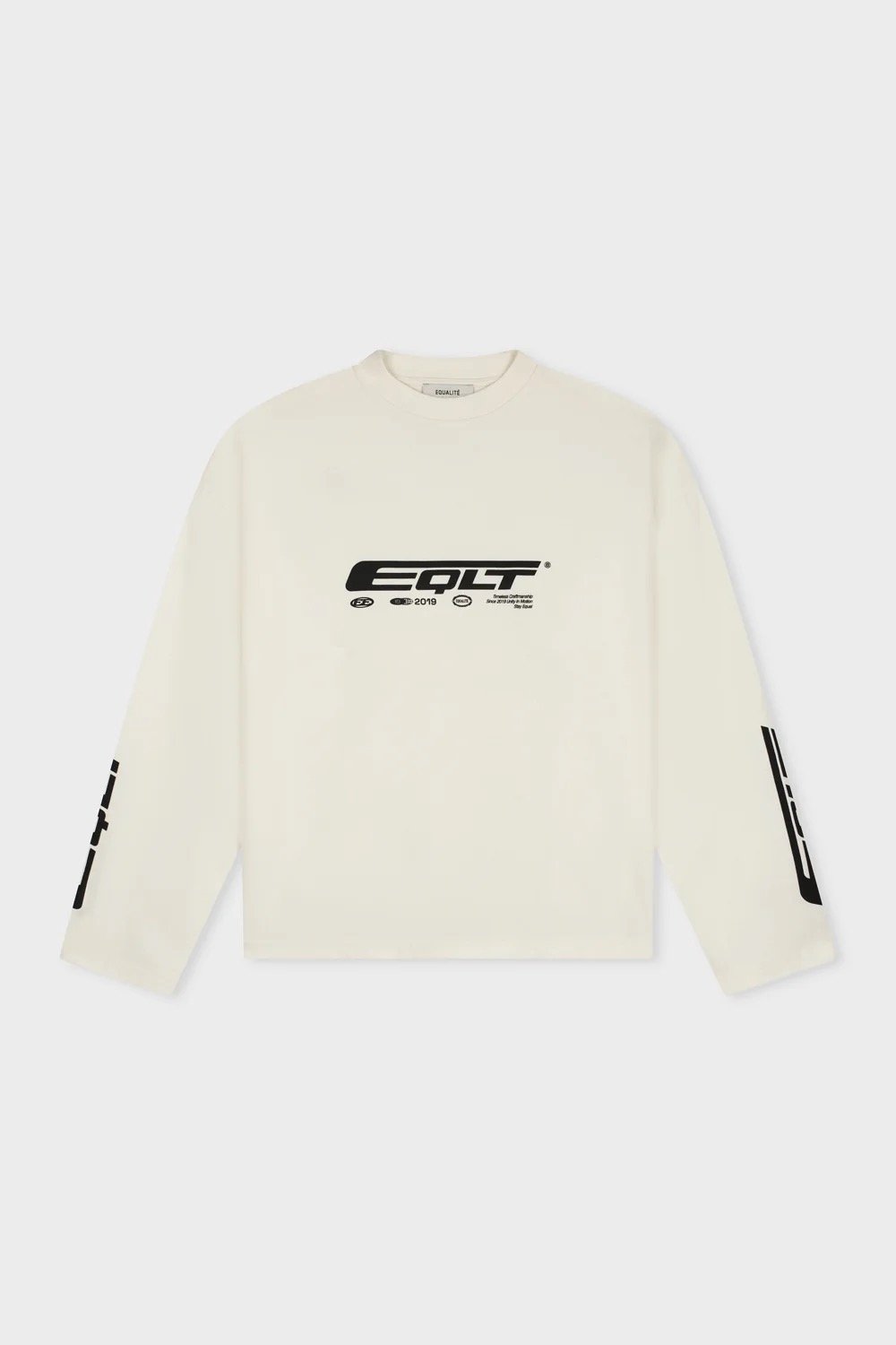 EQUALITÉ EQLT OVERSIZED LONGSLEEVE TEE OFF-WHITE