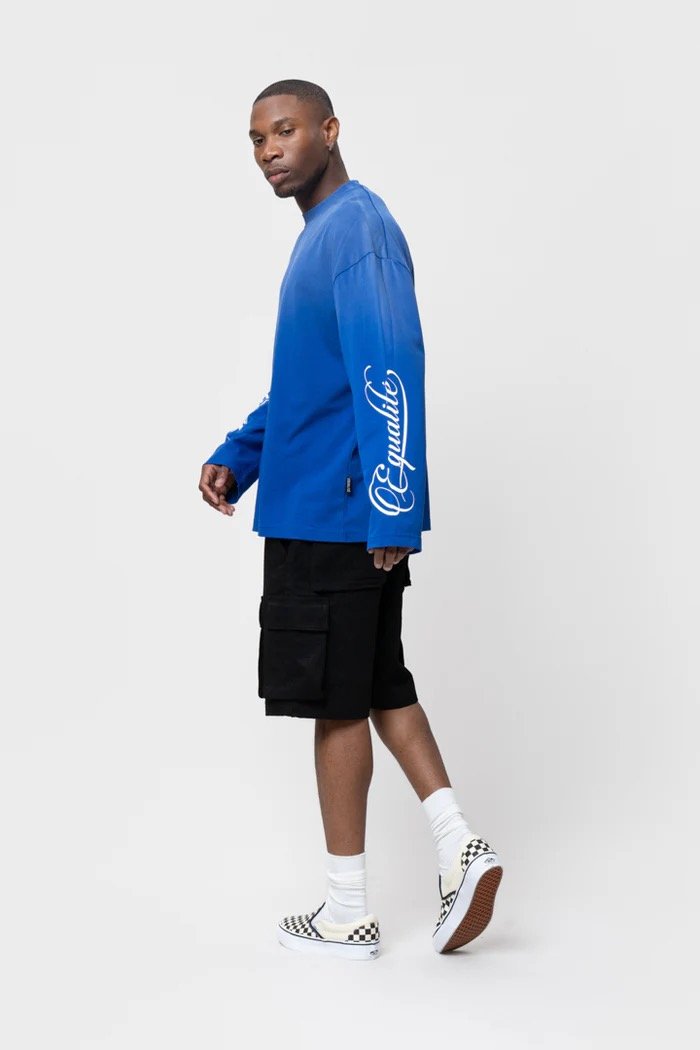 EQUALITÉ JAX LONGSLEEVE TEE BLUE