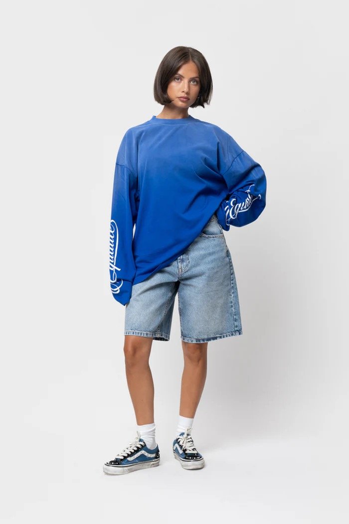 EQUALITÉ JAX LONGSLEEVE TEE BLUE