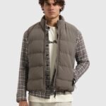 Pure Path: PADDED BODYWARMER LIGHT BROWN 25030405