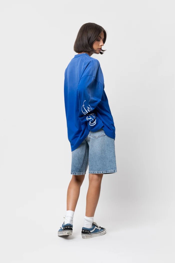 EQUALITÉ JAX LONGSLEEVE TEE BLUE
