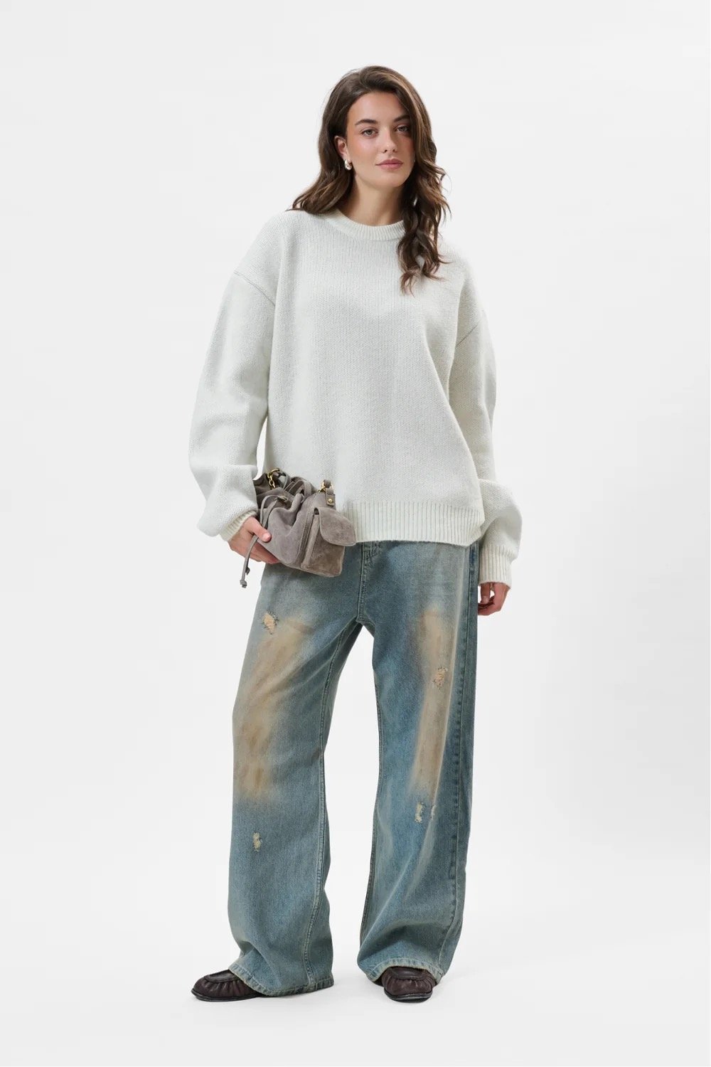 EQUALITÉ ARID KNIT SWEATER OFF-WHITE