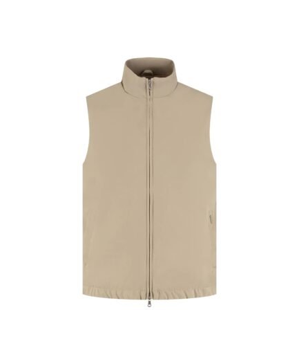 Malelions Premium Nylon Smart Gilet | Taupe