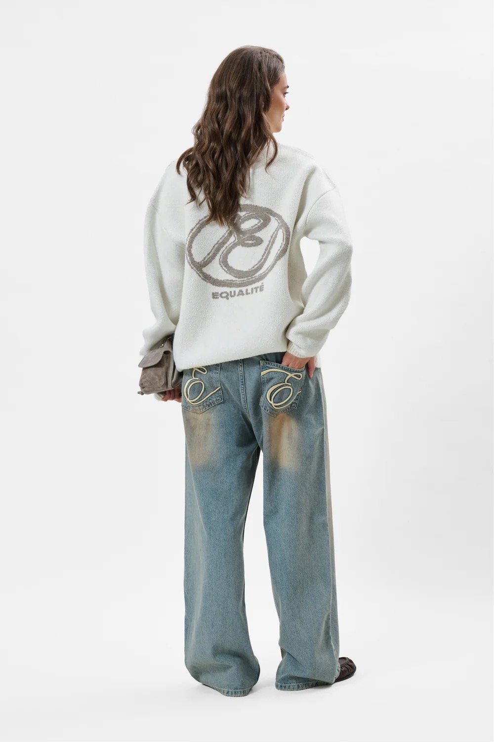 EQUALITÉ ARID KNIT SWEATER OFF-WHITE