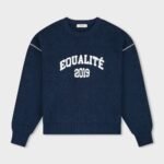 EQUALITÉ COLLECTIVE KNIT SWEATER NAVY