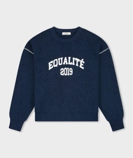 EQUALITÉ COLLECTIVE KNIT SWEATER NAVY