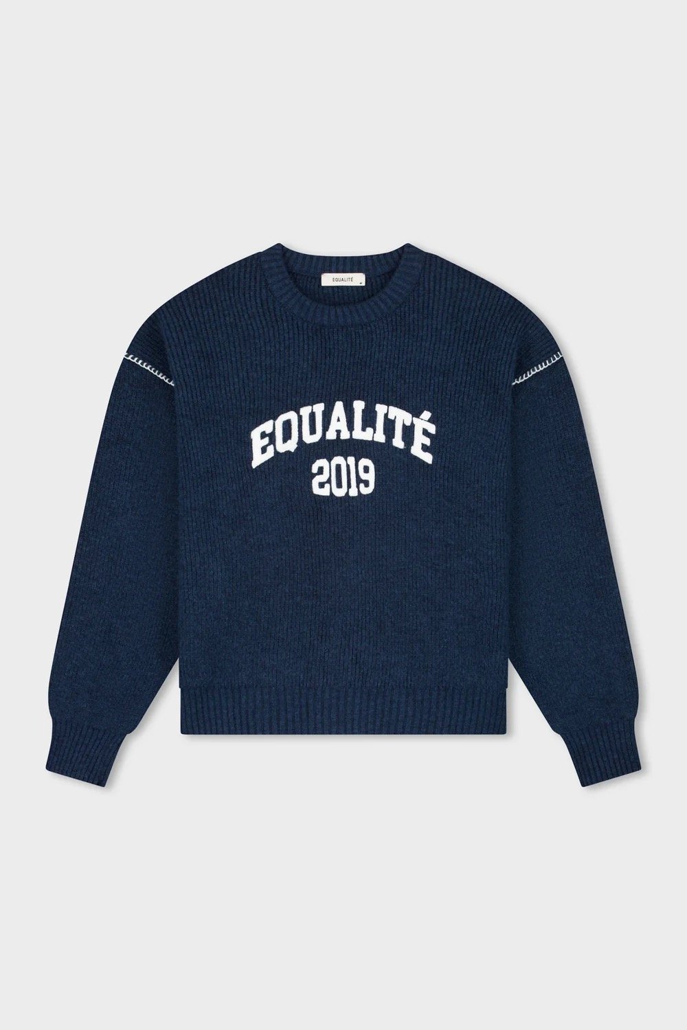 EQUALITÉ COLLECTIVE KNIT SWEATER NAVY