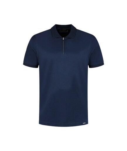 Malelions Premium Mercerized Cotton Polo | Navy
