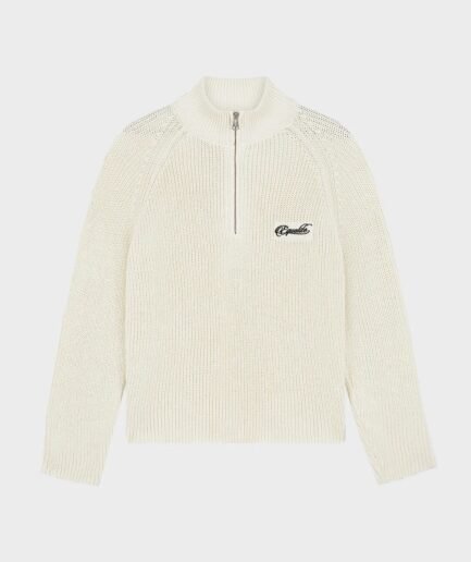 EQUALITÉ FUNNEL KNIT SWEATER OFF-WHITE