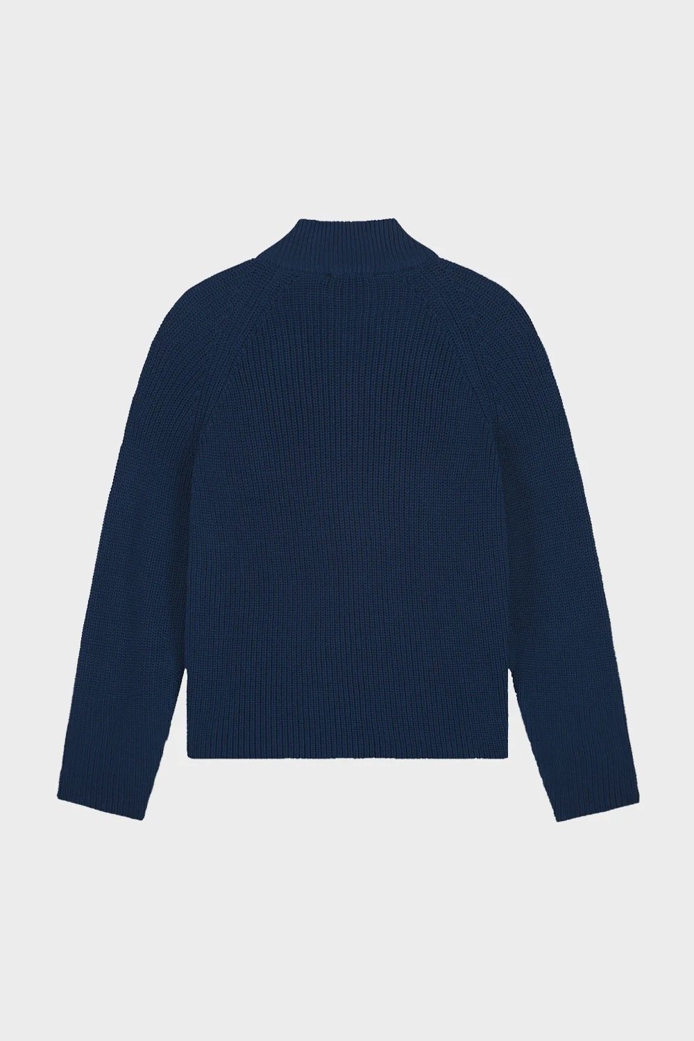EQUALITÉ FUNNEL KNIT SWEATER NAVY