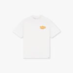 CROYEZ FLAMING LOGO T-SHIRT - WHITE