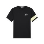 Malelions Men Captain T-Shirt | Black/Light Green