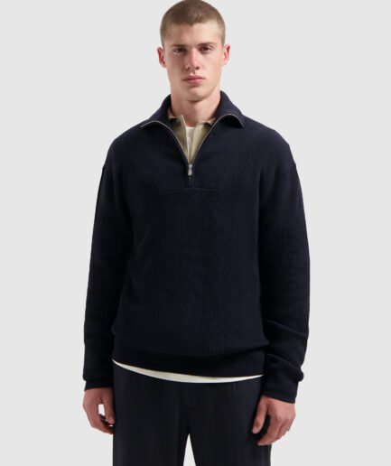 PUREPATH KNIT HALF-ZIP SWEATER 25030806 NAVY